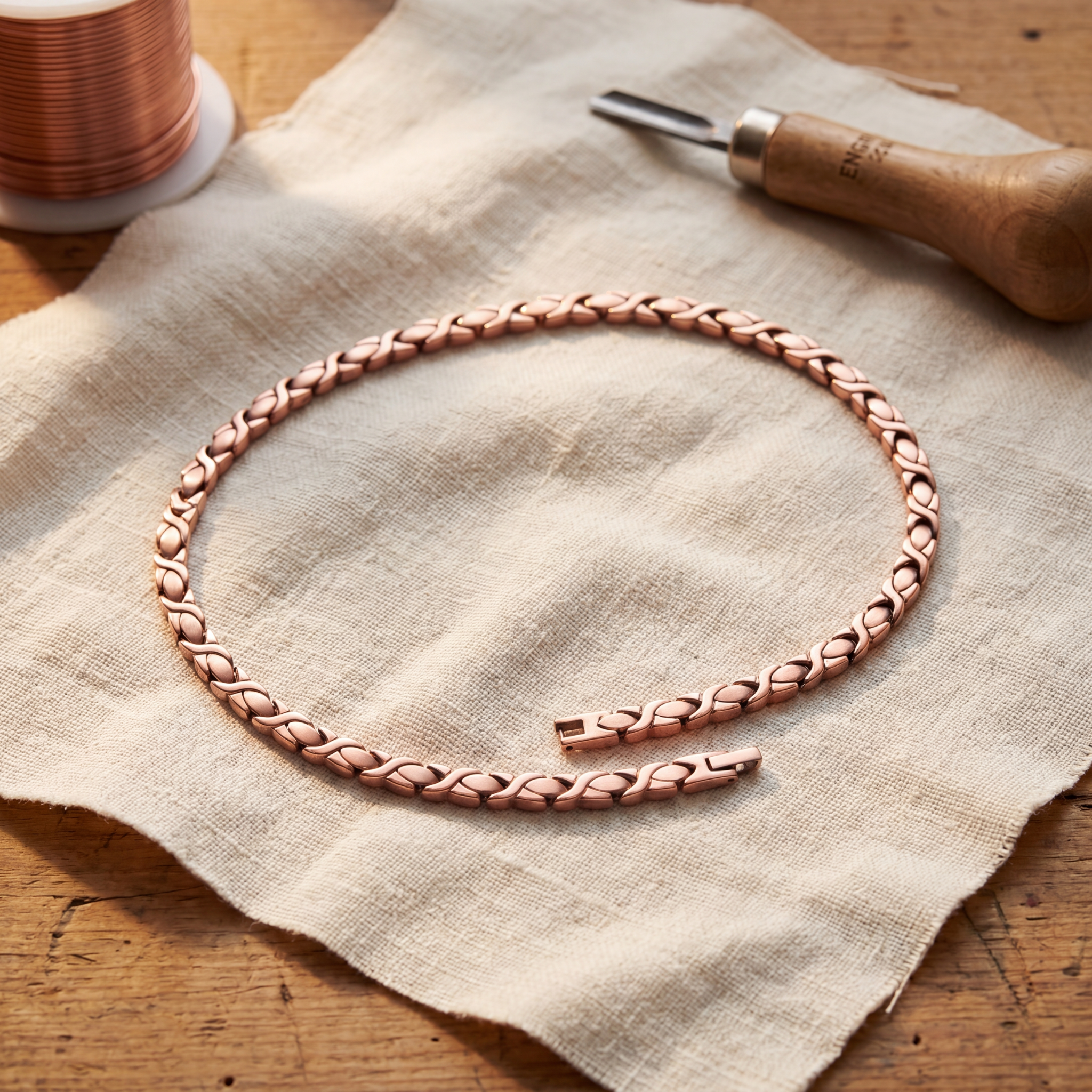 Mara's Cedar Copper Necklace