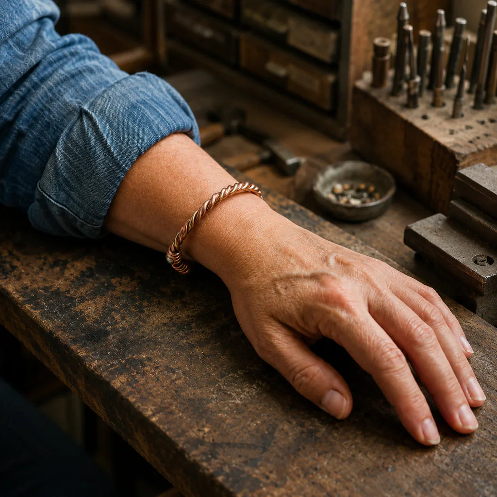 Mara's River Copper Bracelet