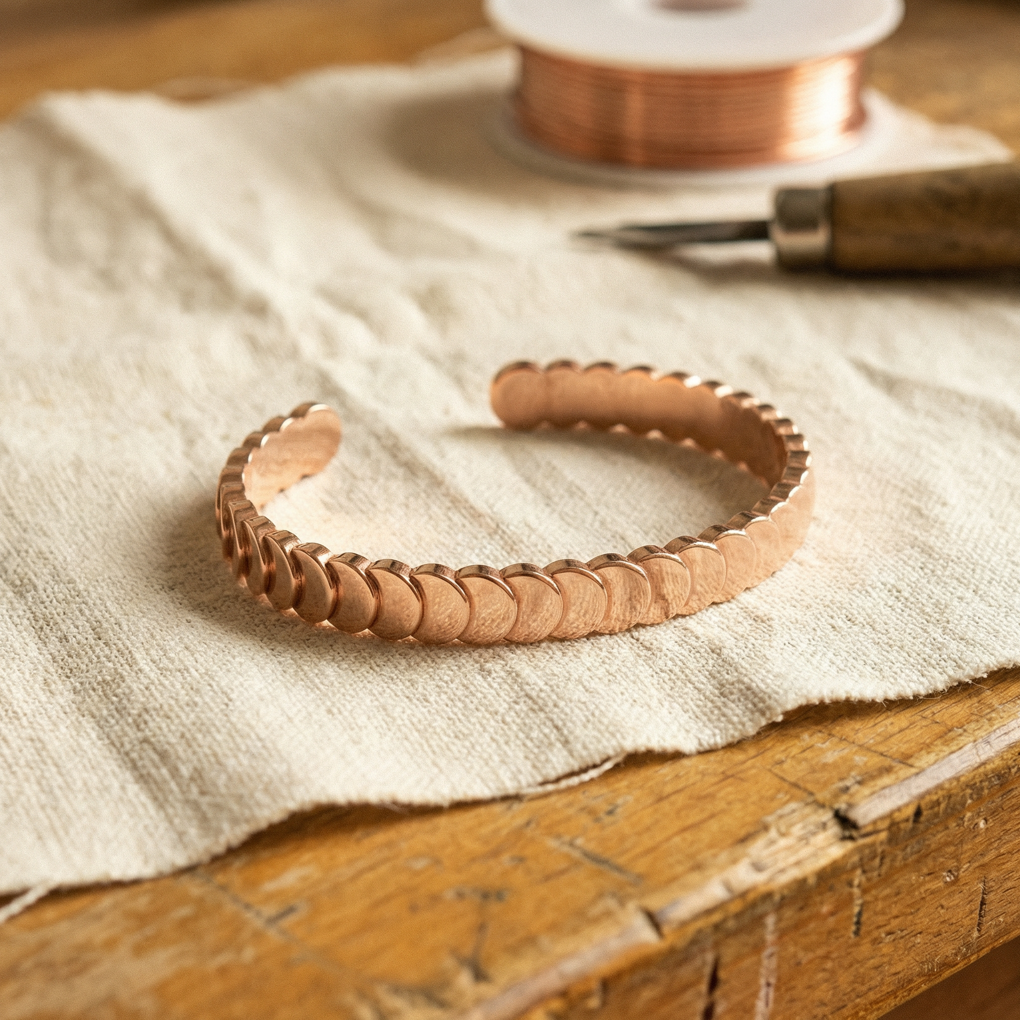 Mara's Tide Copper Bracelet