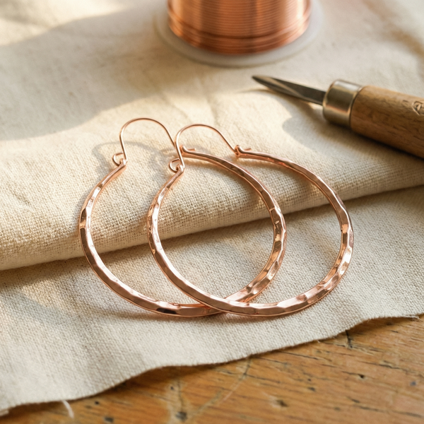 Mara's Willow Copper Earrings