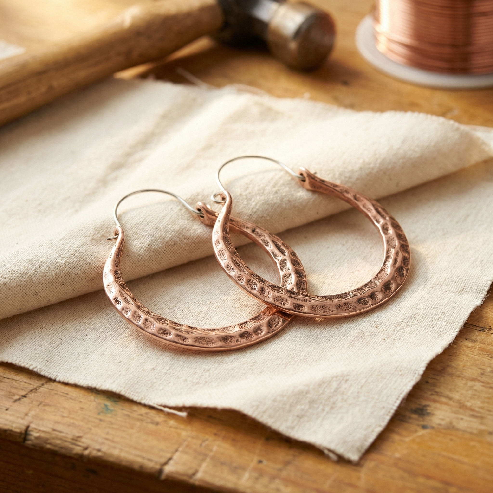 Mara's Ember Copper Earrings