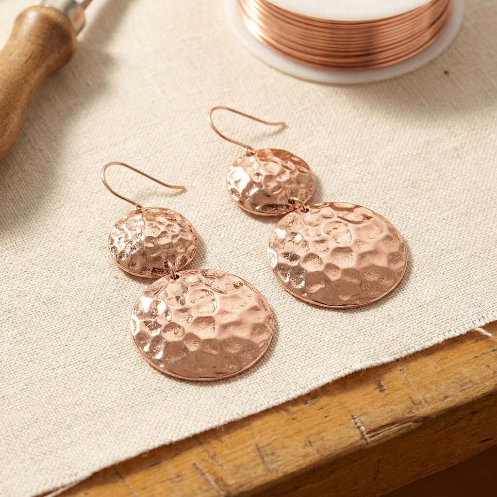 Mara's Solstice Copper Earrings