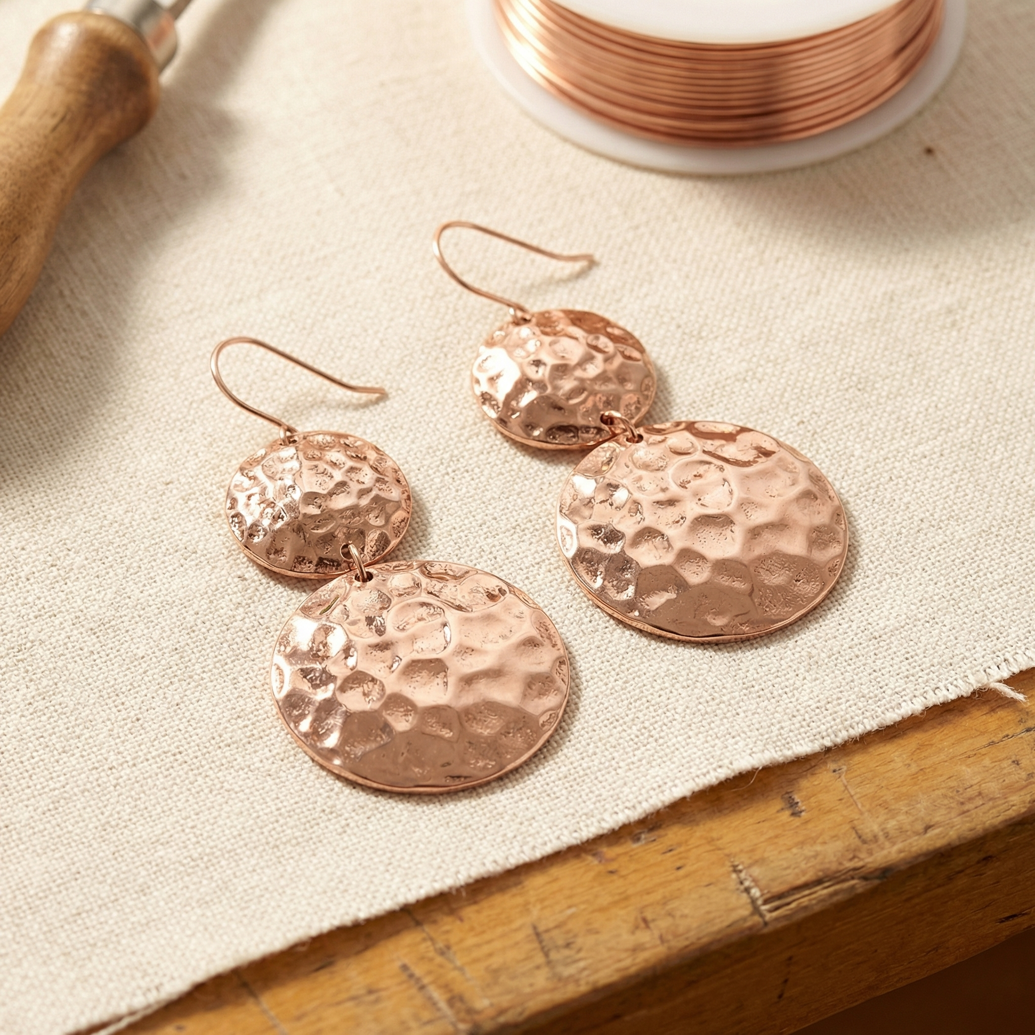 Mara's Solstice Copper Earrings