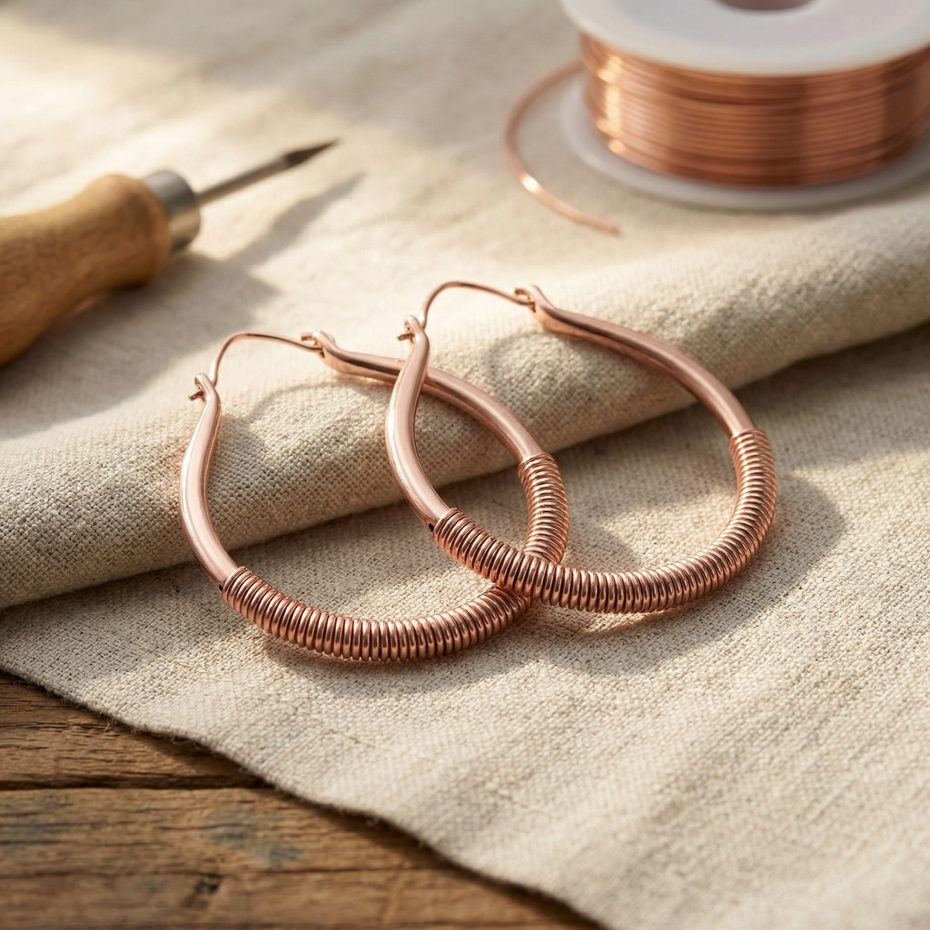Mara's Creek Copper Earrings