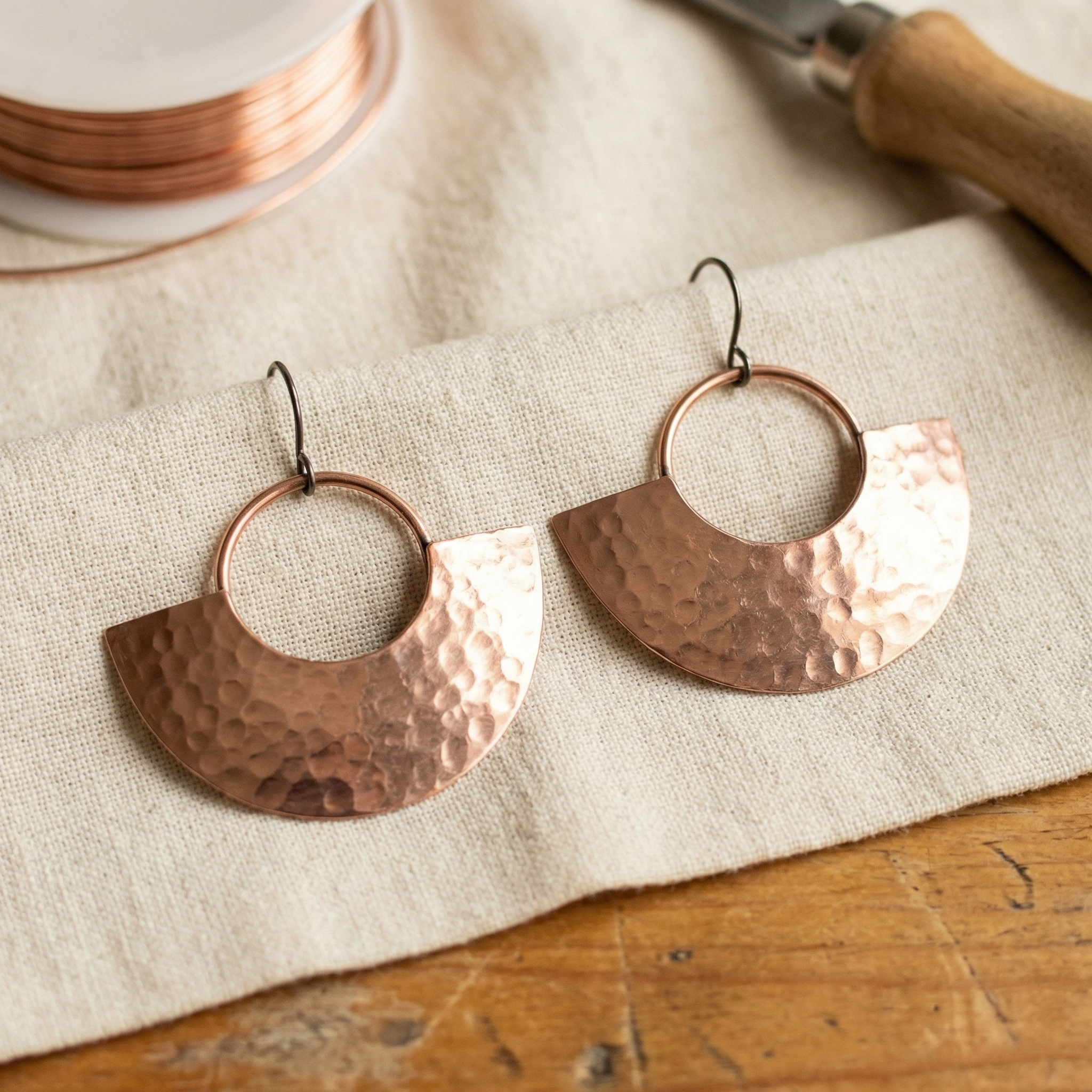 Mara's Sol Copper Earrings