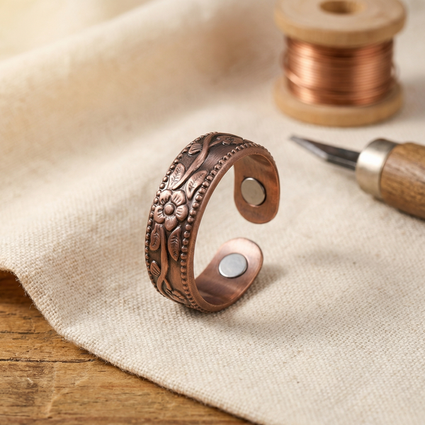 Mara's Petal Copper Ring