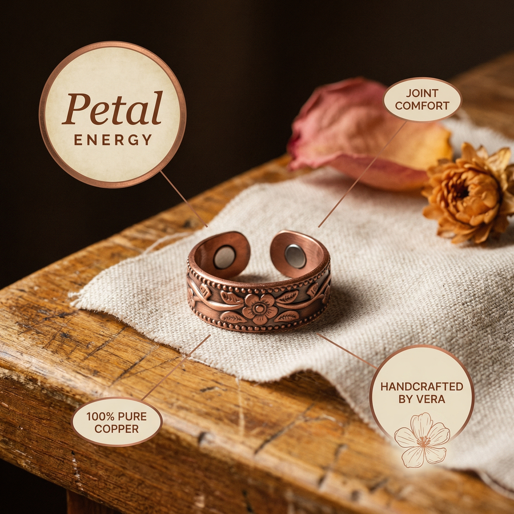 Mara's Petal Copper Ring