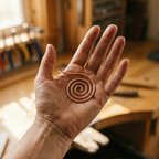 Mara's Flow Copper Hand Spiral