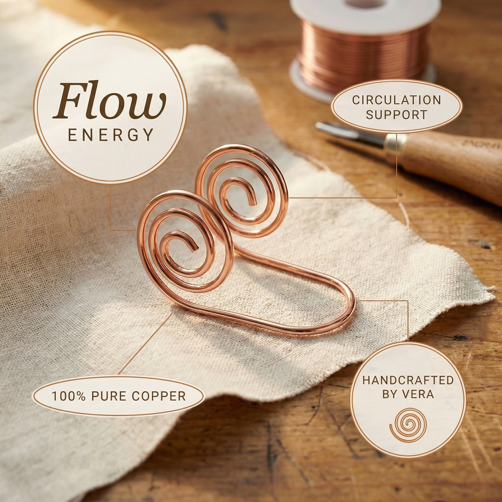 Mara's Flow Copper Hand Spiral