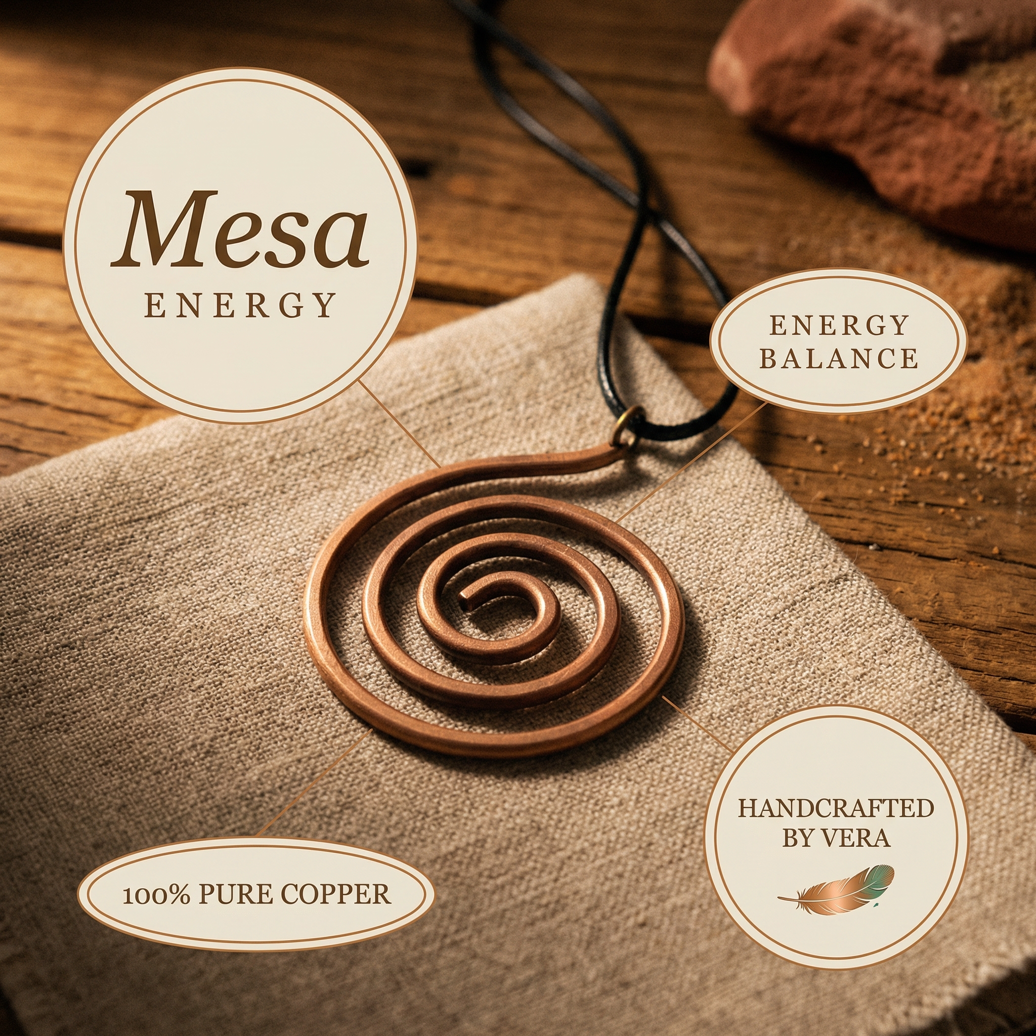 Mara's Mesa Copper Necklace