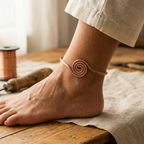 Mara's Coil Copper Anklet