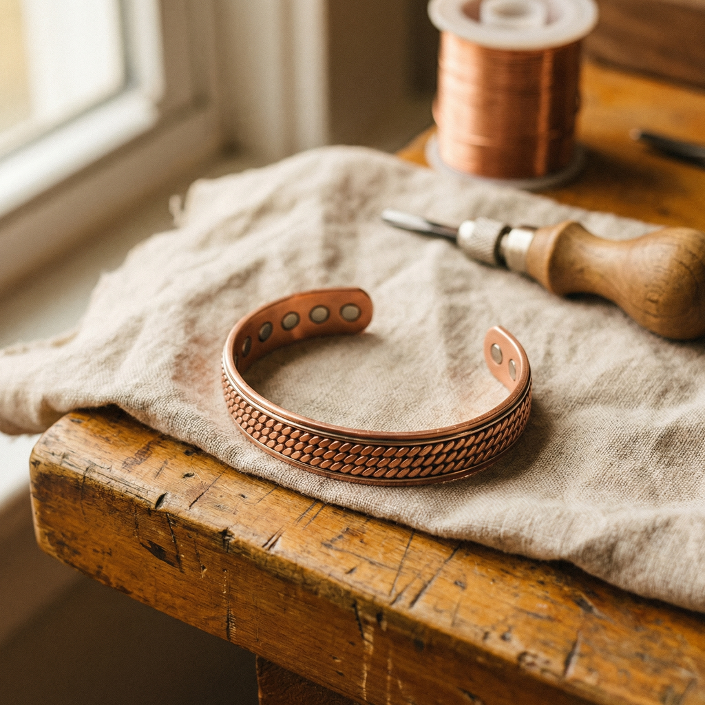 Mara's Wave Copper Bracelet