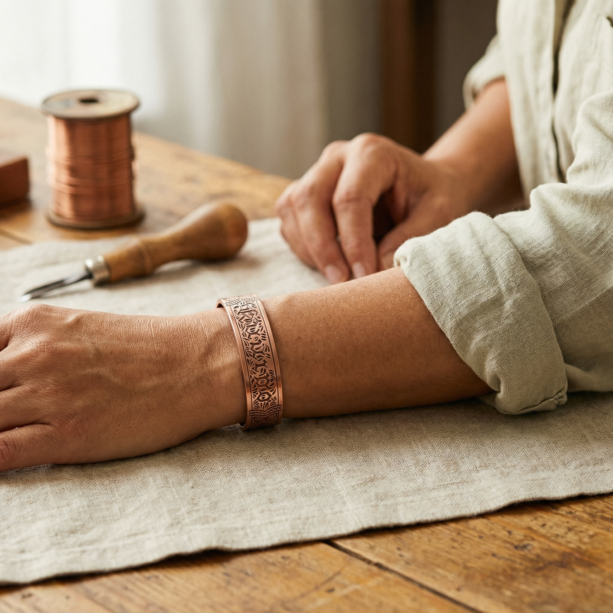Mara's Drift Copper Bracelet