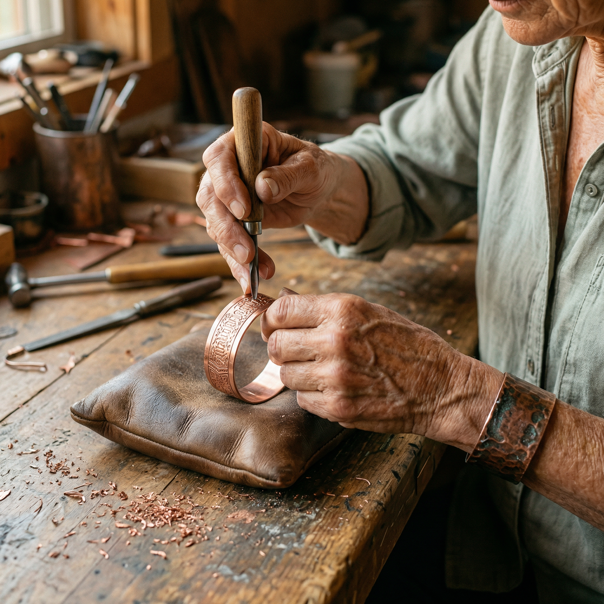 Mara's Drift Copper Bracelet