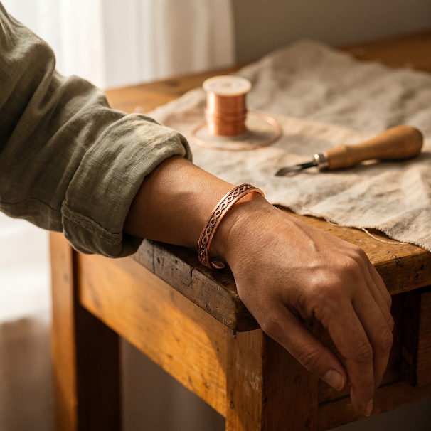 Mara's Current Copper Bracelet