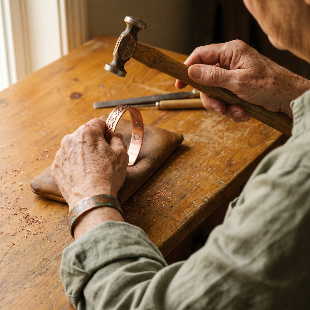 Mara's Current Copper Bracelet