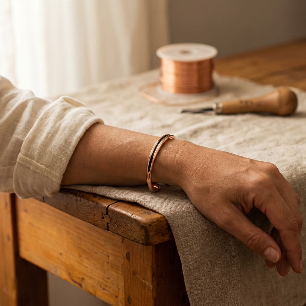 Mara's Vein Copper Bracelet