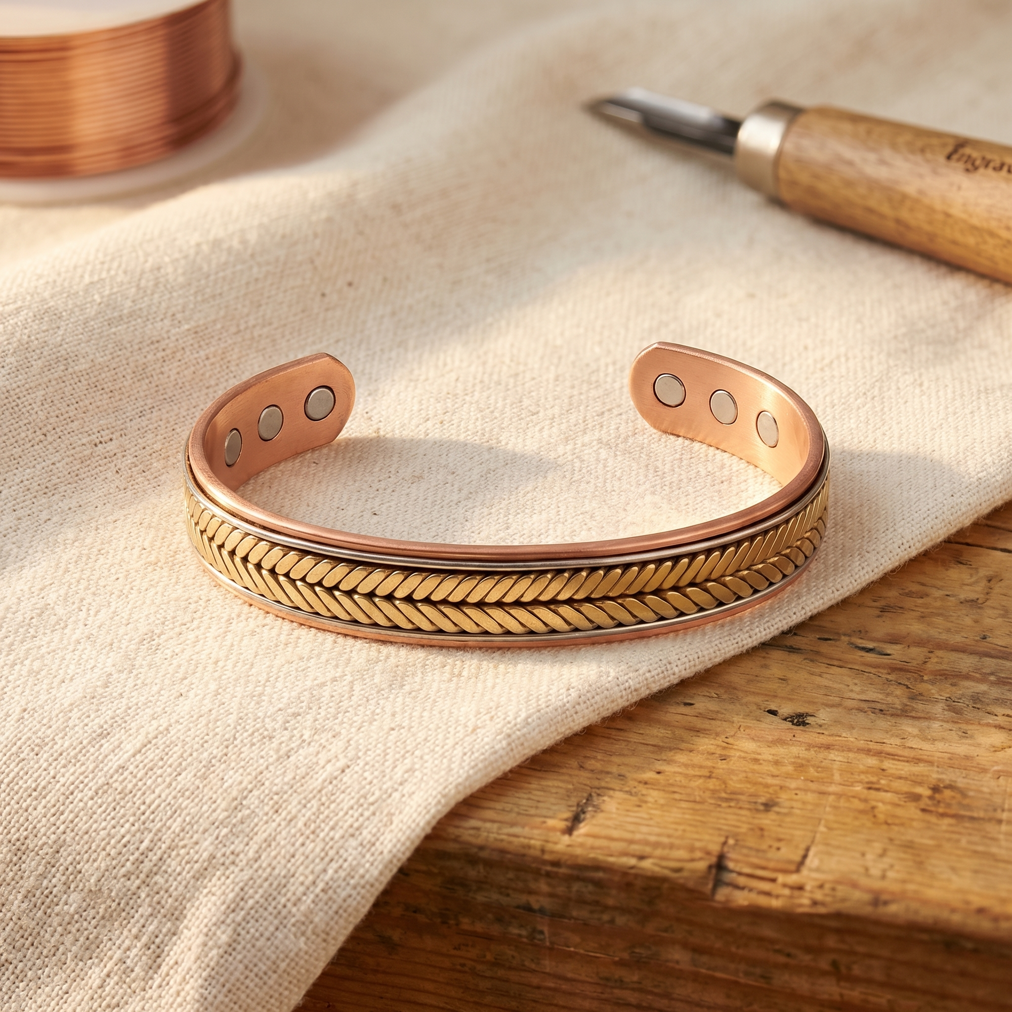 Mara's Harvest Copper Bracelet