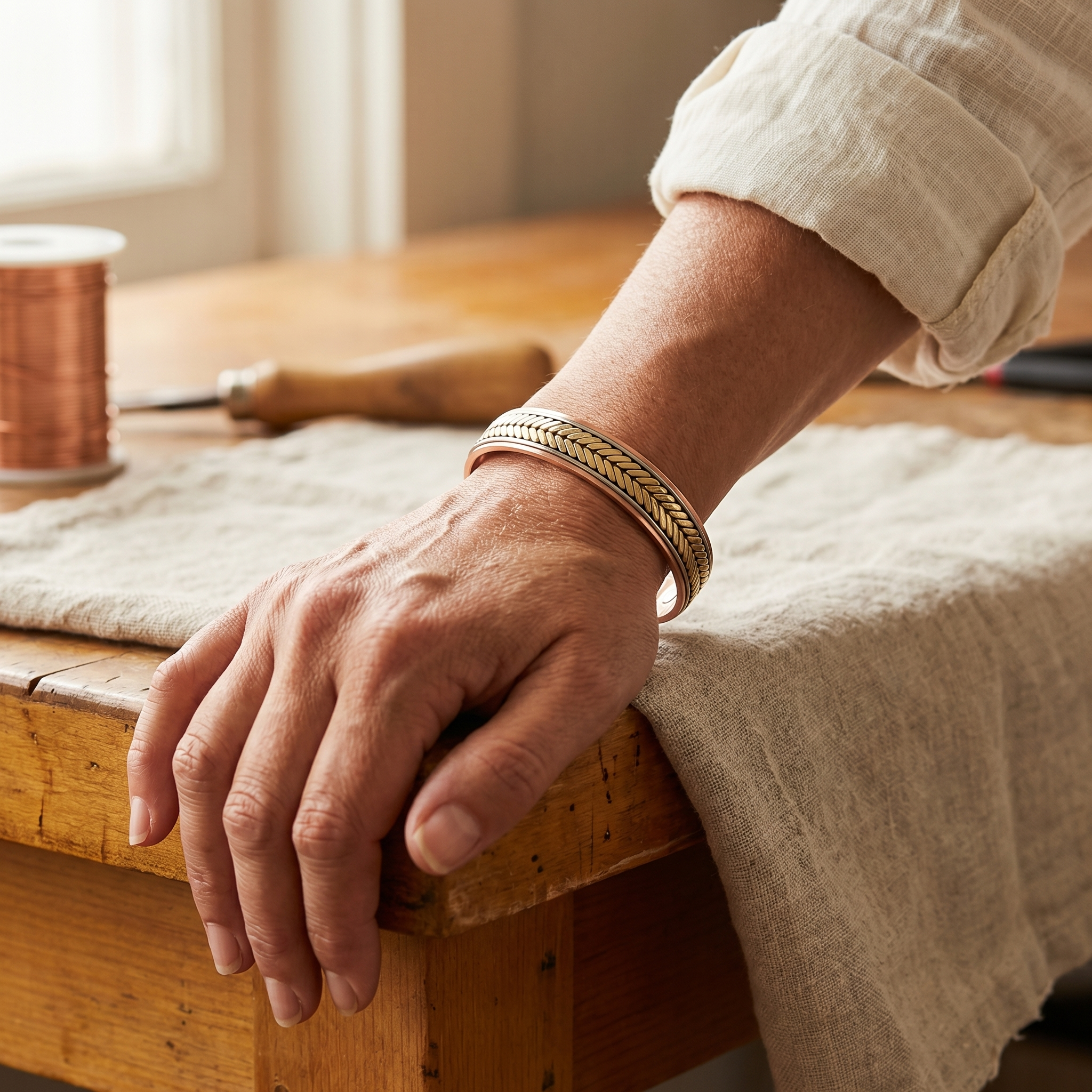 Mara's Harvest Copper Bracelet