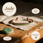 Mara's Jade Copper Bracelet