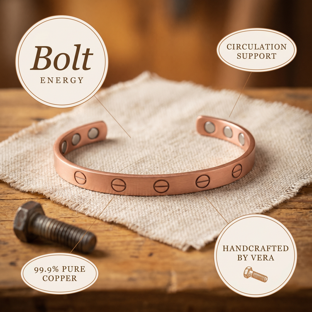 Mara's Bolt Copper Bracelet