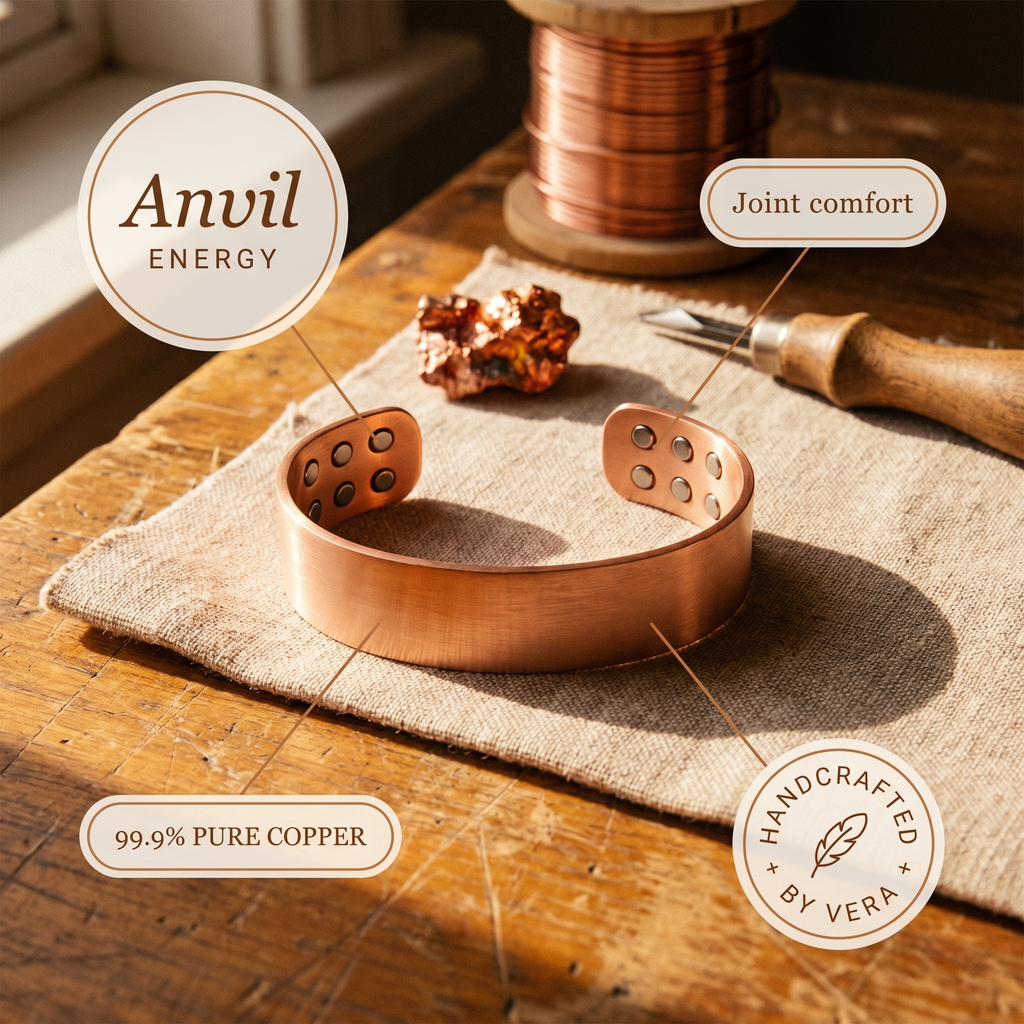 Mara's Anvil Copper Bracelet