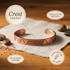 Mara's Crest Copper Bracelet