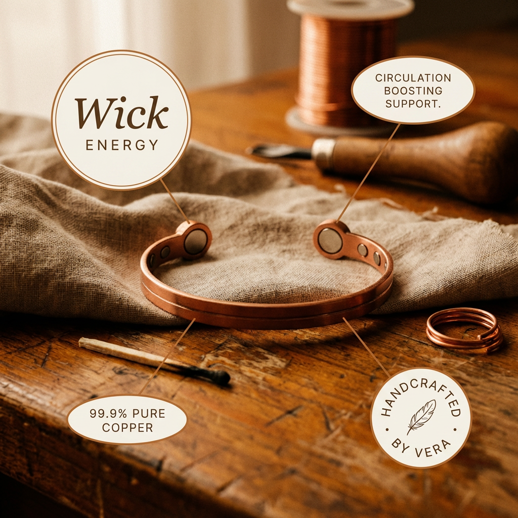 Mara's Wick Copper Bracelet