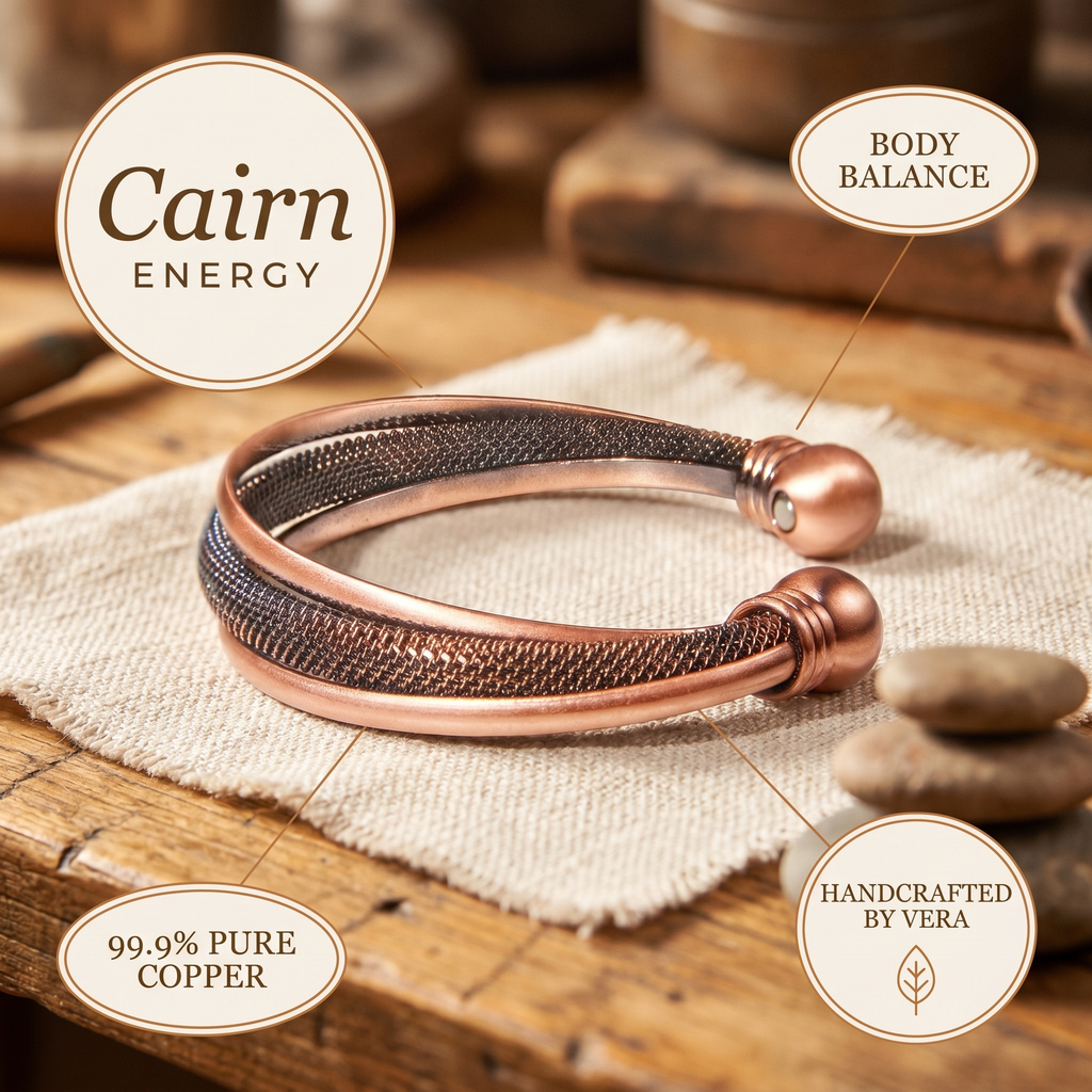Mara's Cairn Copper Bracelet