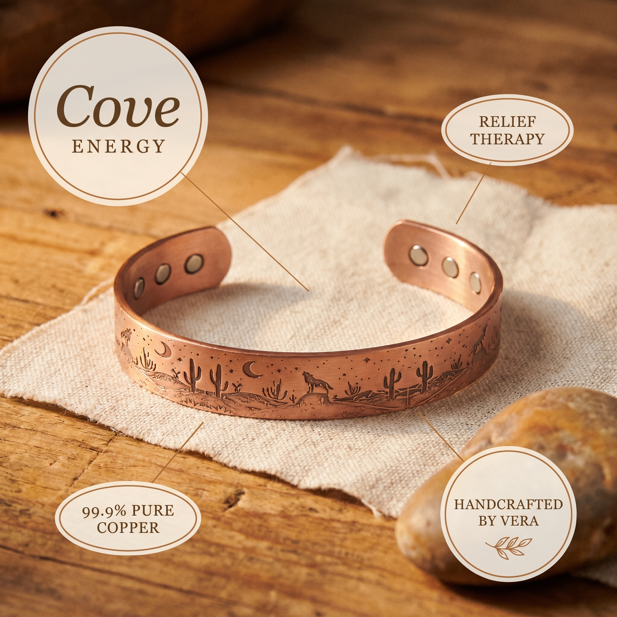 Mara's Cove Copper Bracelet