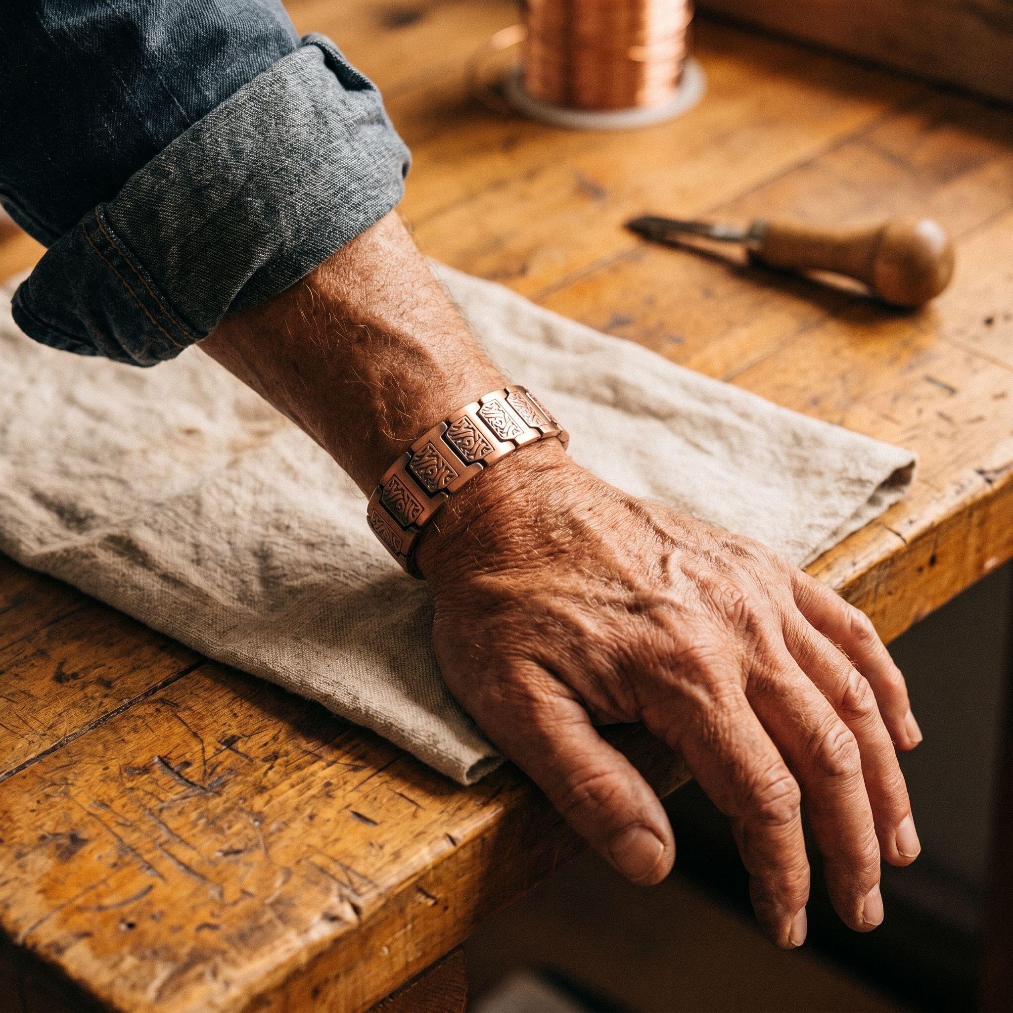 Mara's Glen Men's Copper Bracelet