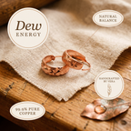 Mara's Dew Copper Earrings