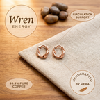 Mara's Wren Copper Hoop Earrings