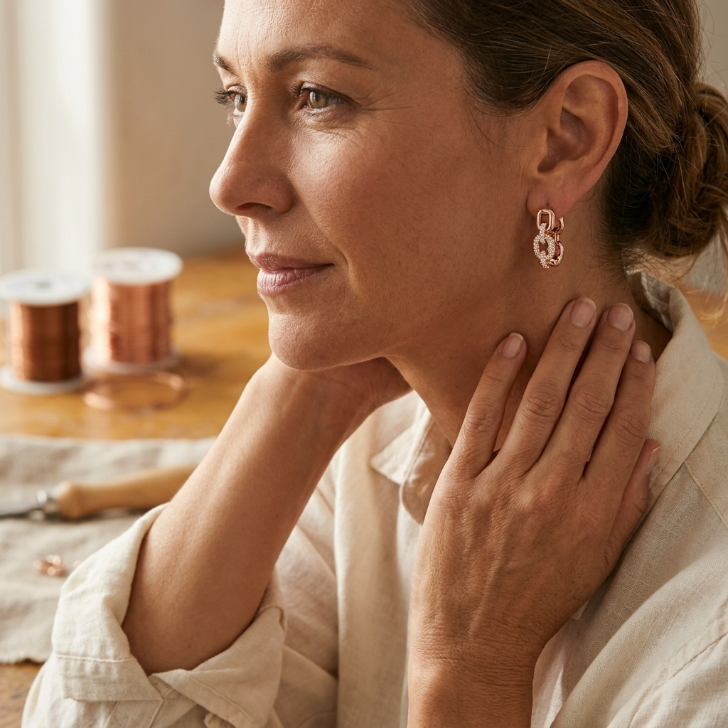 Mara's Tor Copper Earrings